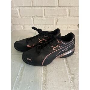 Puma Black and Rose Gold Tazon 6 Graphic Women's Sneaker US Size 11